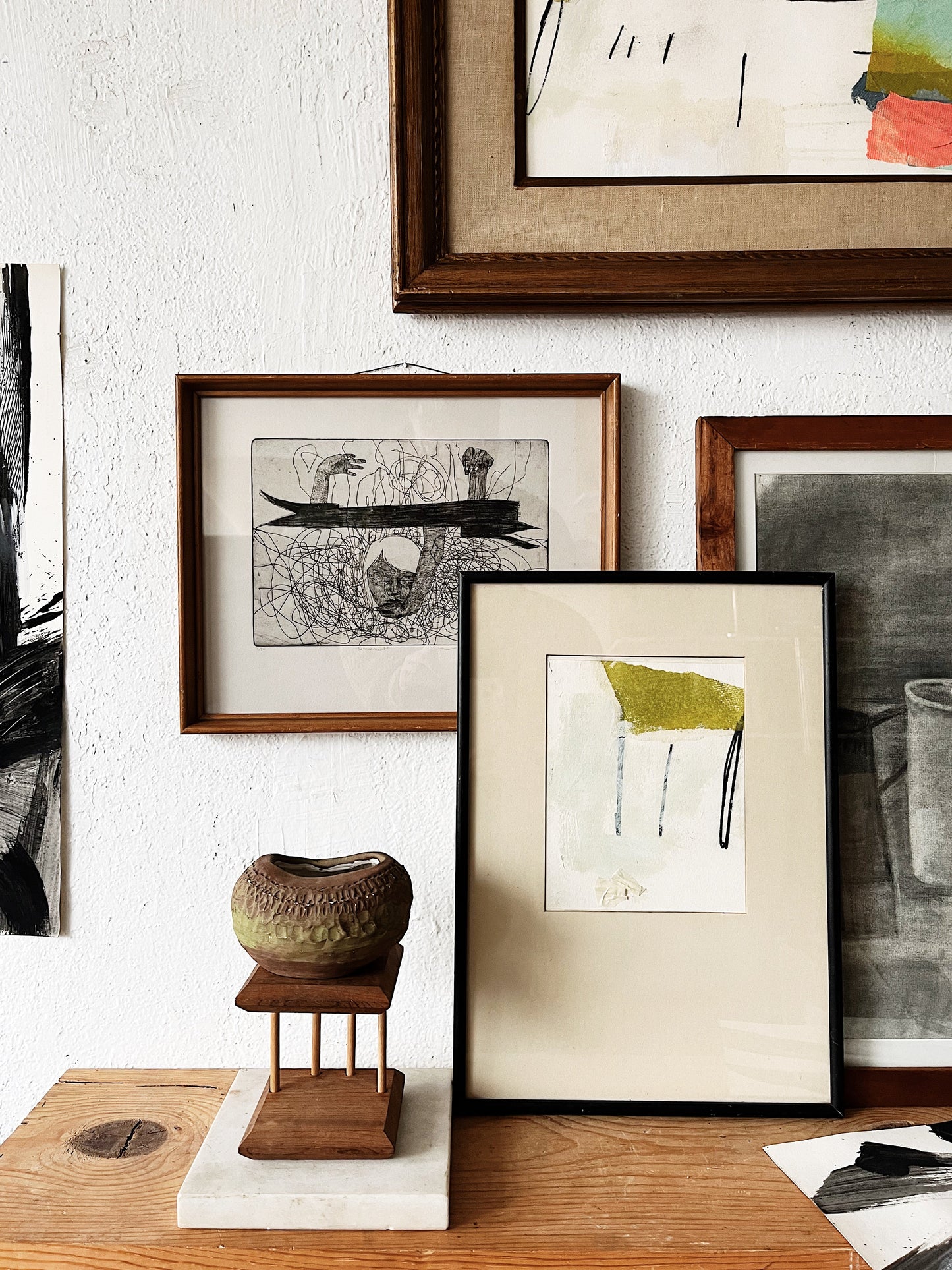 Vintage Mixed Media Artwork