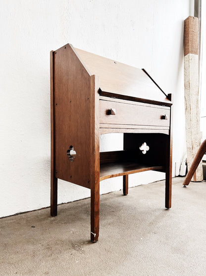 Antique Oak Secretary Desk