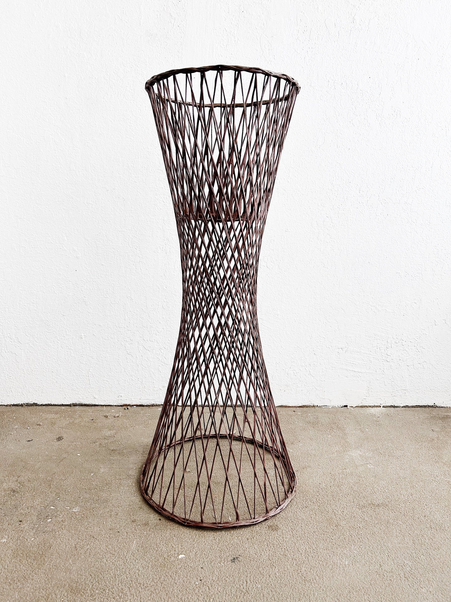 Tall Mid century Spun fiberglass Plant Stand