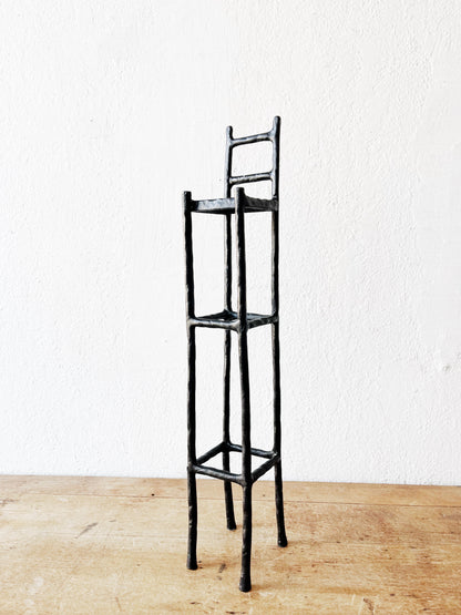 Cast Iron Chair Sculpture