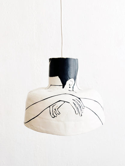 Rebecca Boraz Ceramic Pendant Lamp