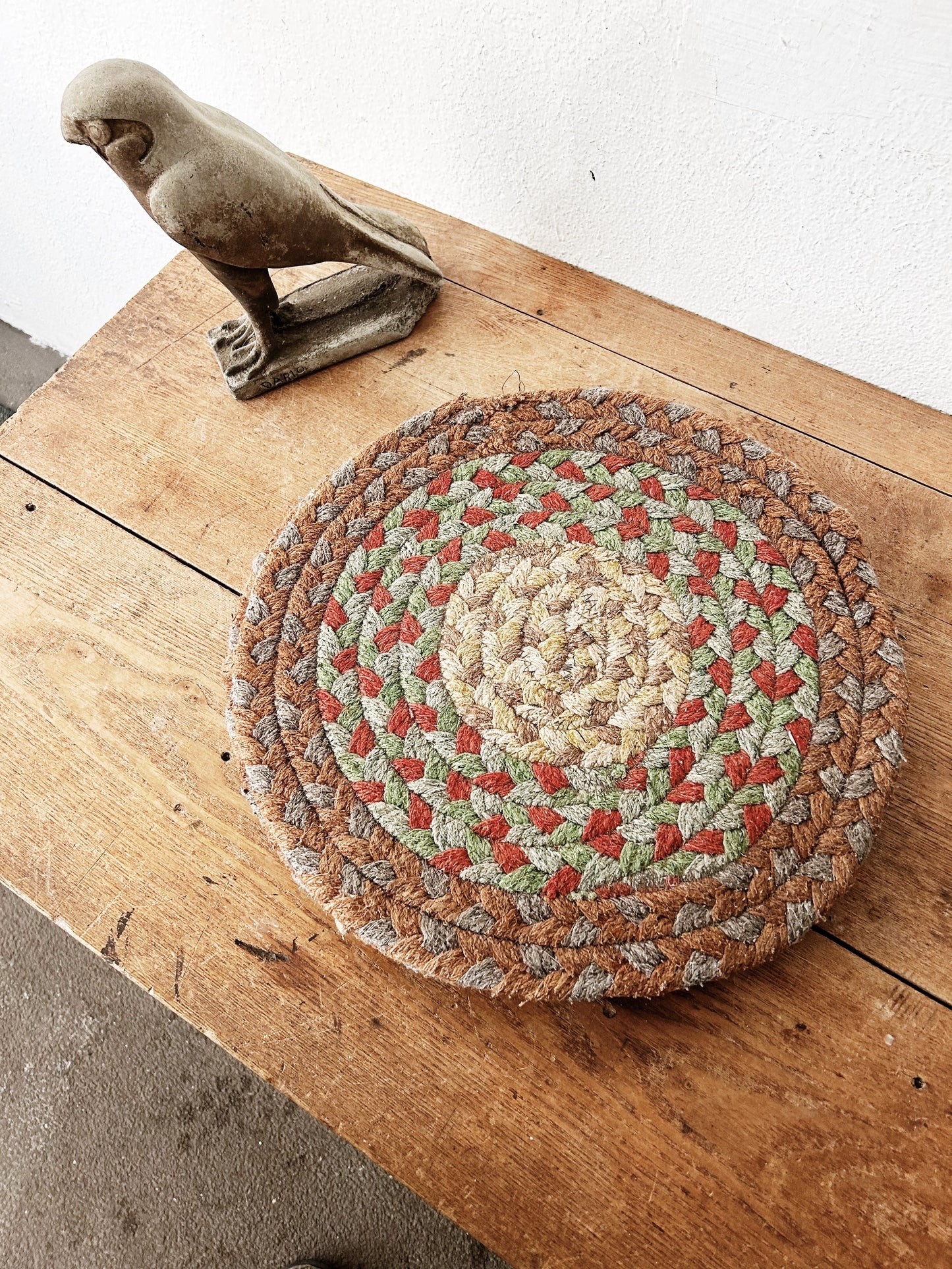 Vintage Woven Mats Set of Four