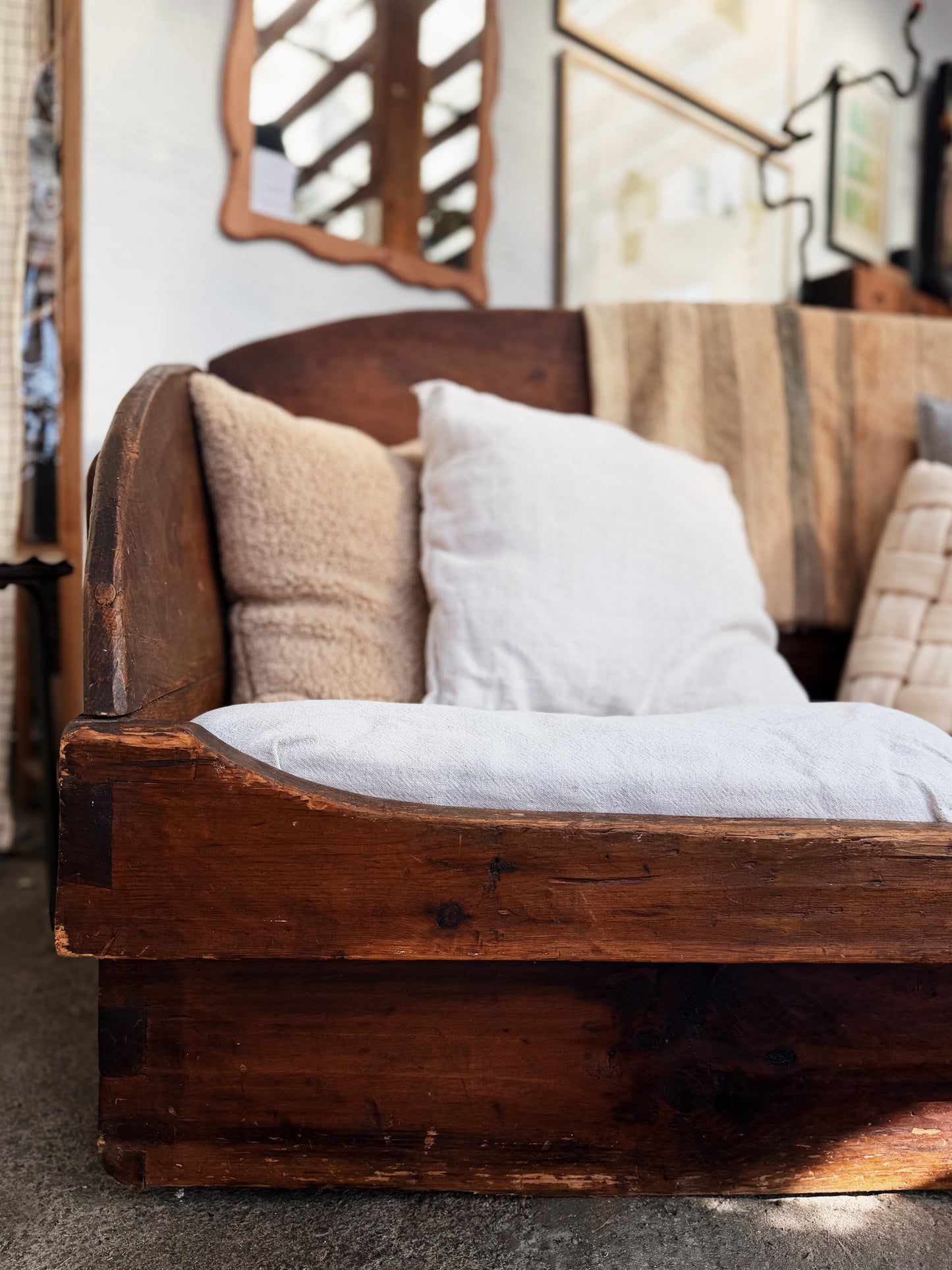 Vintage Handmade Loveseat
