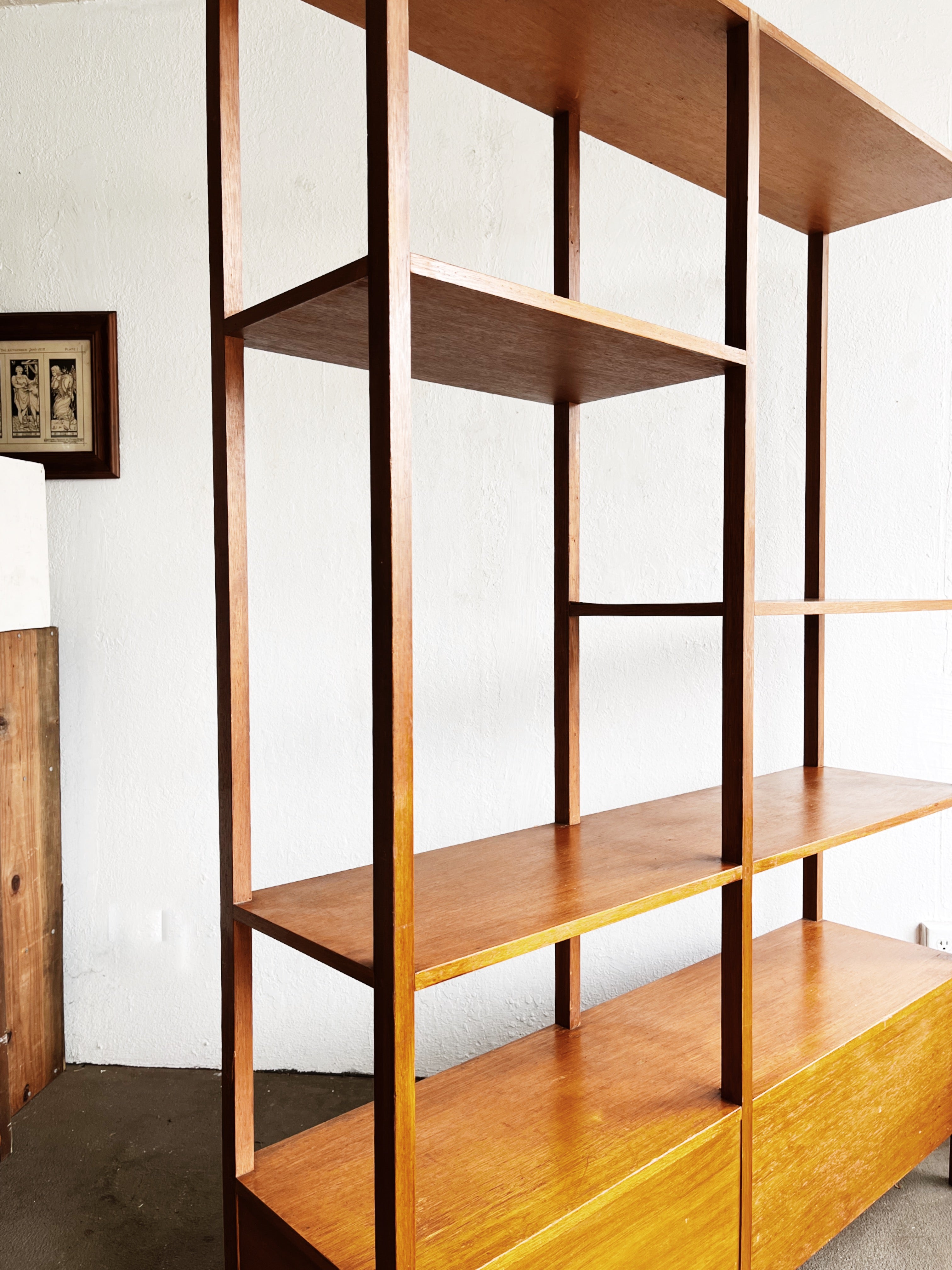 Mid Century Room Divider Shelf - Thumbnail 4