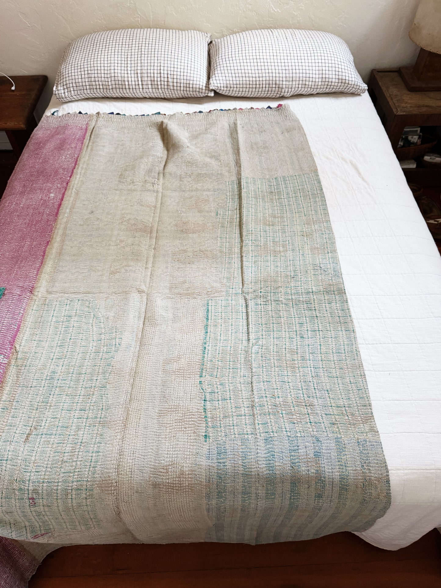 Vintage Patchwork Kantha Quilt
