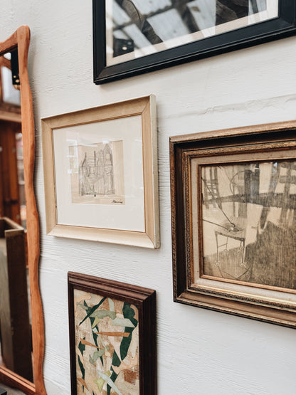 Vintage Pen and Ink Drawing