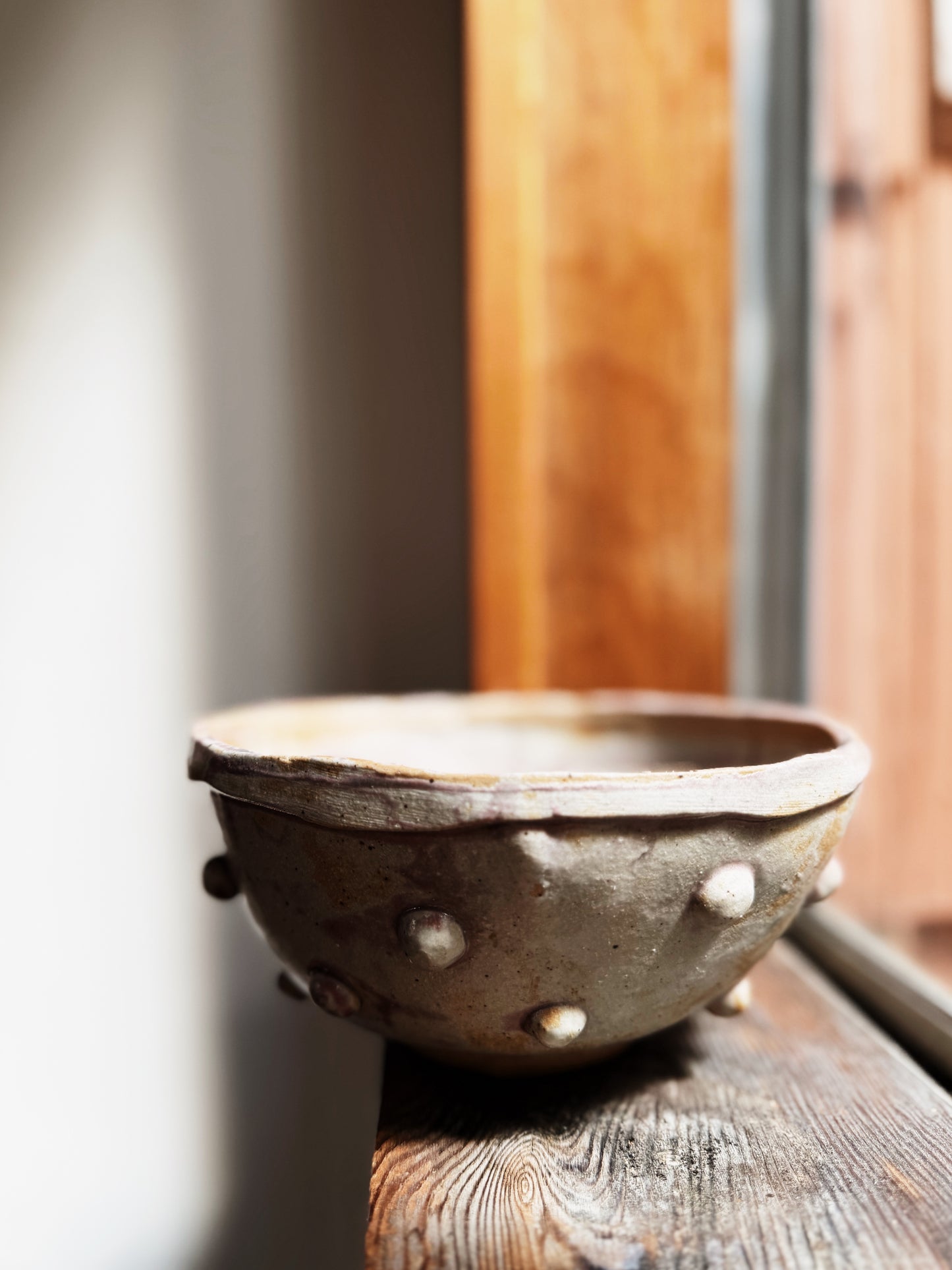 Handmade Hobnail Bowl