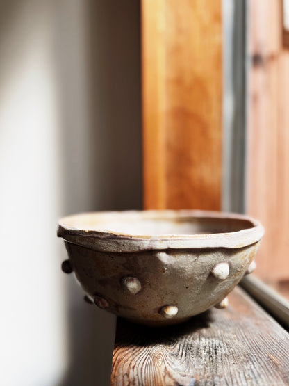 Handmade Hobnail Bowl
