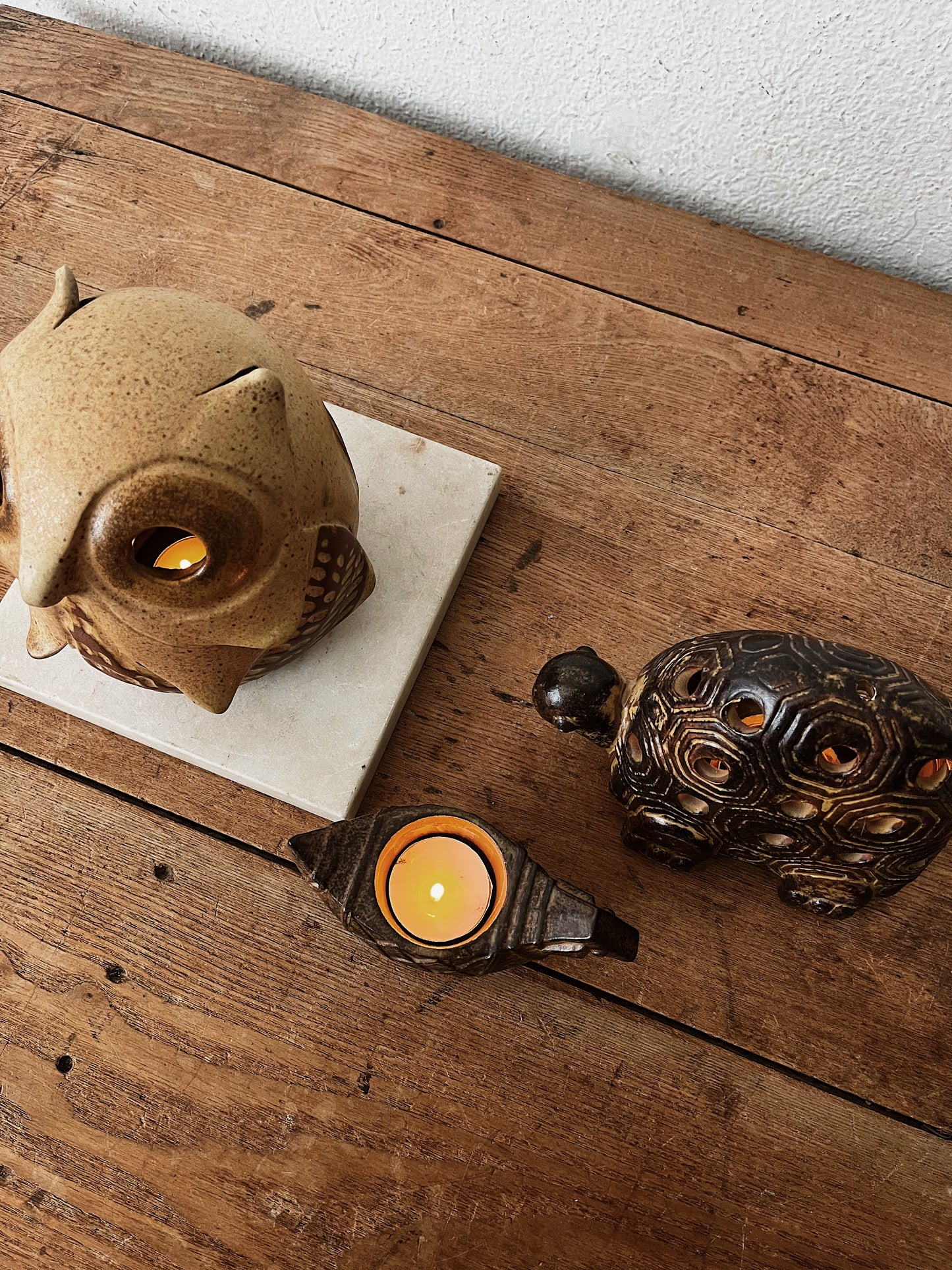 Mid Century Japanese Ceramic Luminaries