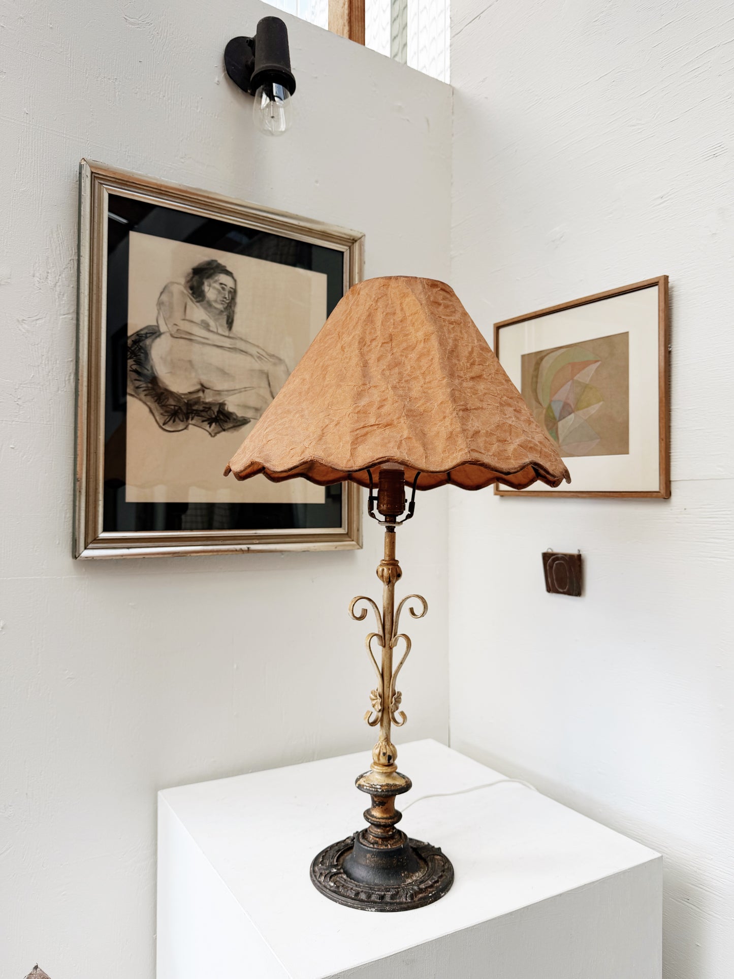 Vintage Italianate Cast Iron Lamp