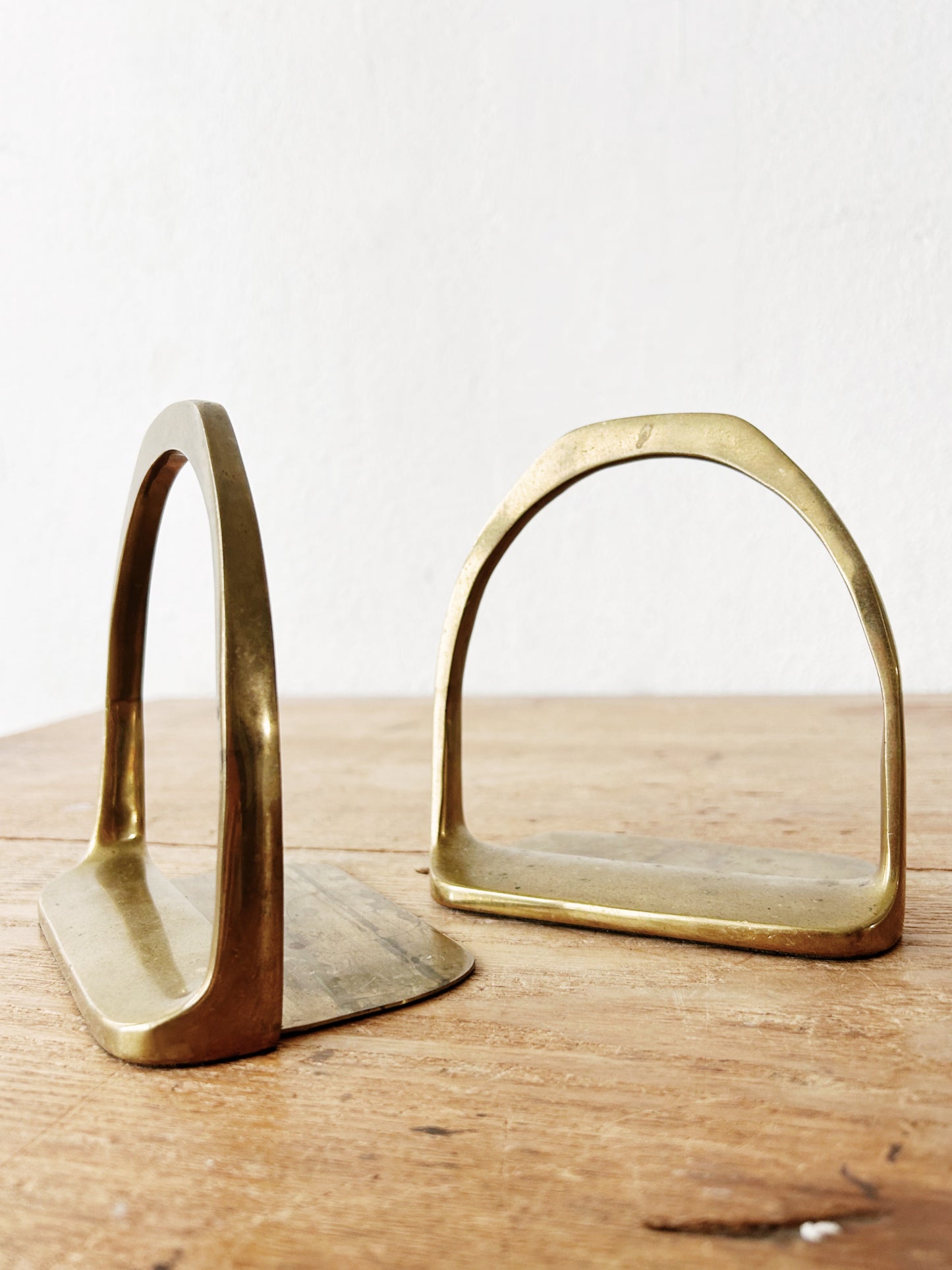 Vintage Brass Bookends