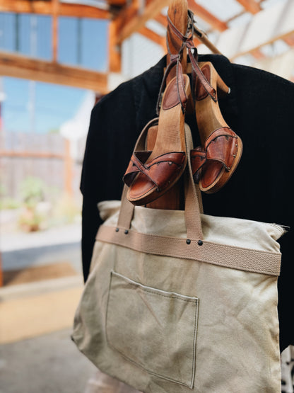 Vintage Canvas Satchel