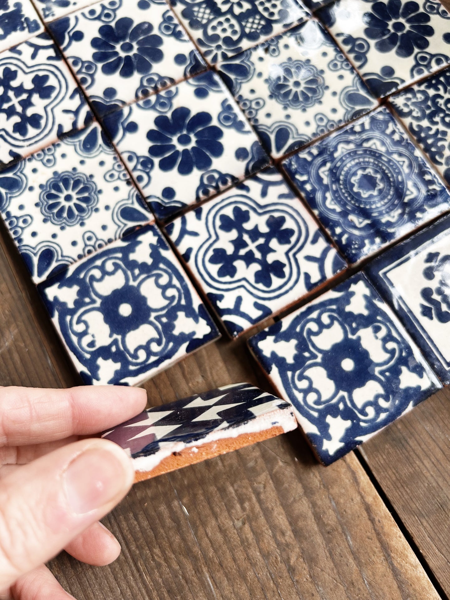 Hand Painted Ceramic Tile Collection Mexico