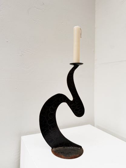 Oversized Post Modern Candlestick