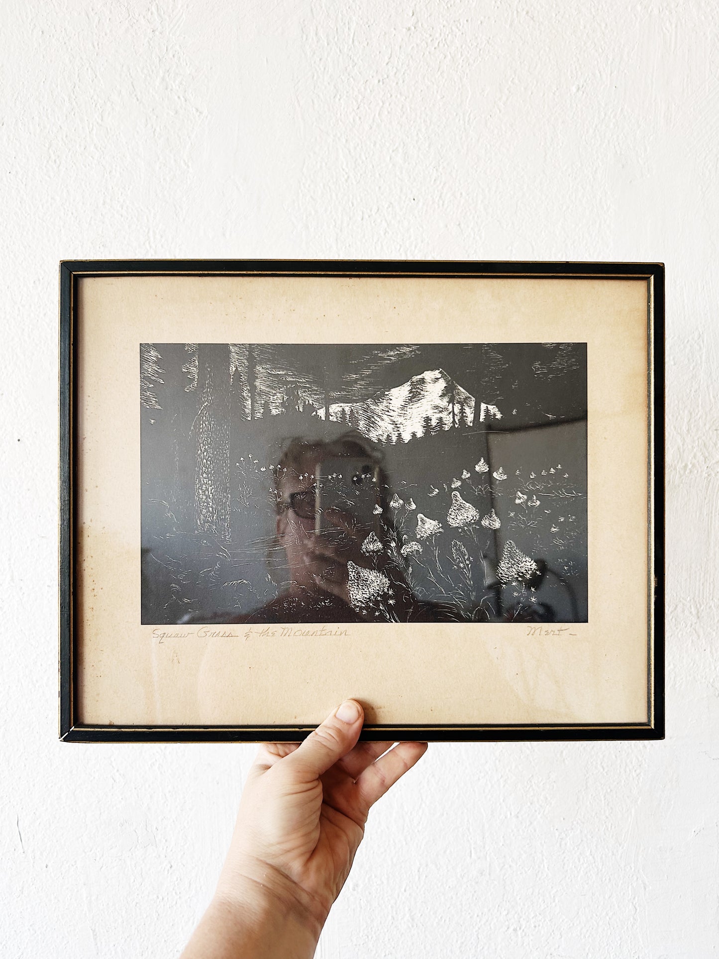 Antique Landscape Etching