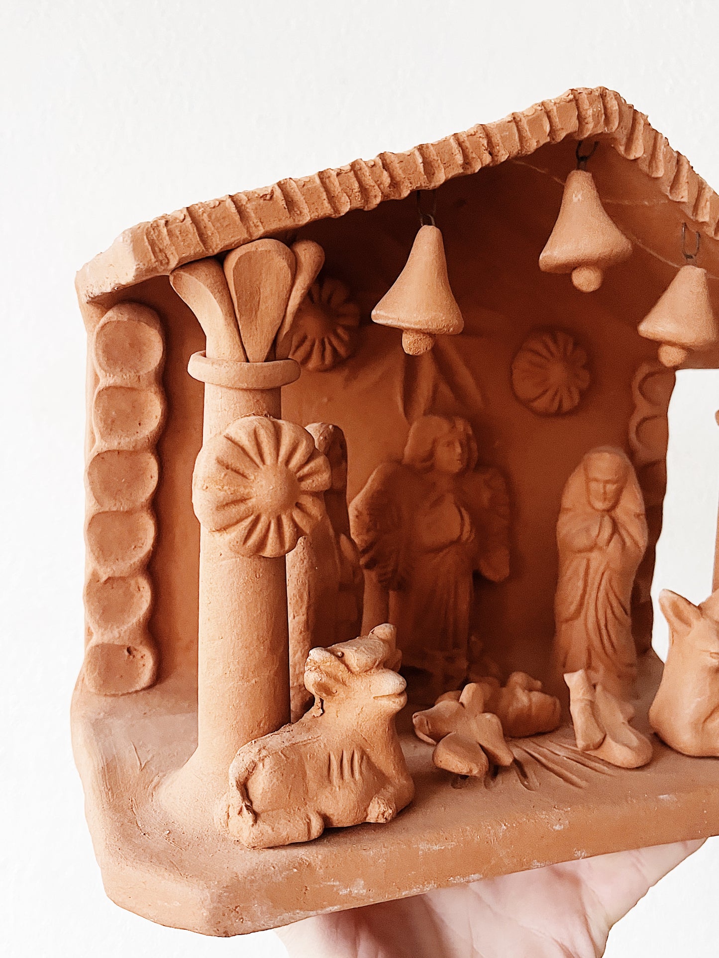 Vintage Terracotta Nativity