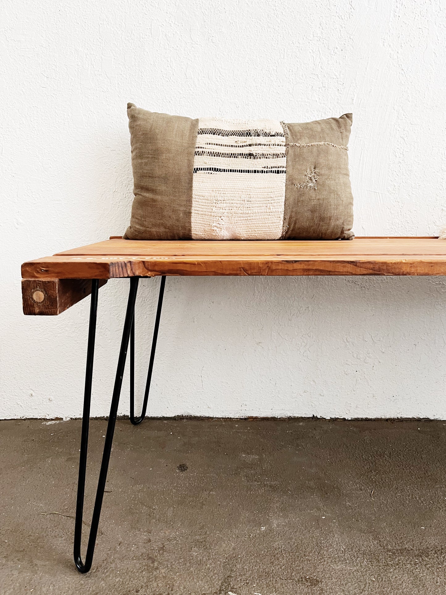 Vintage Hairpin Bench