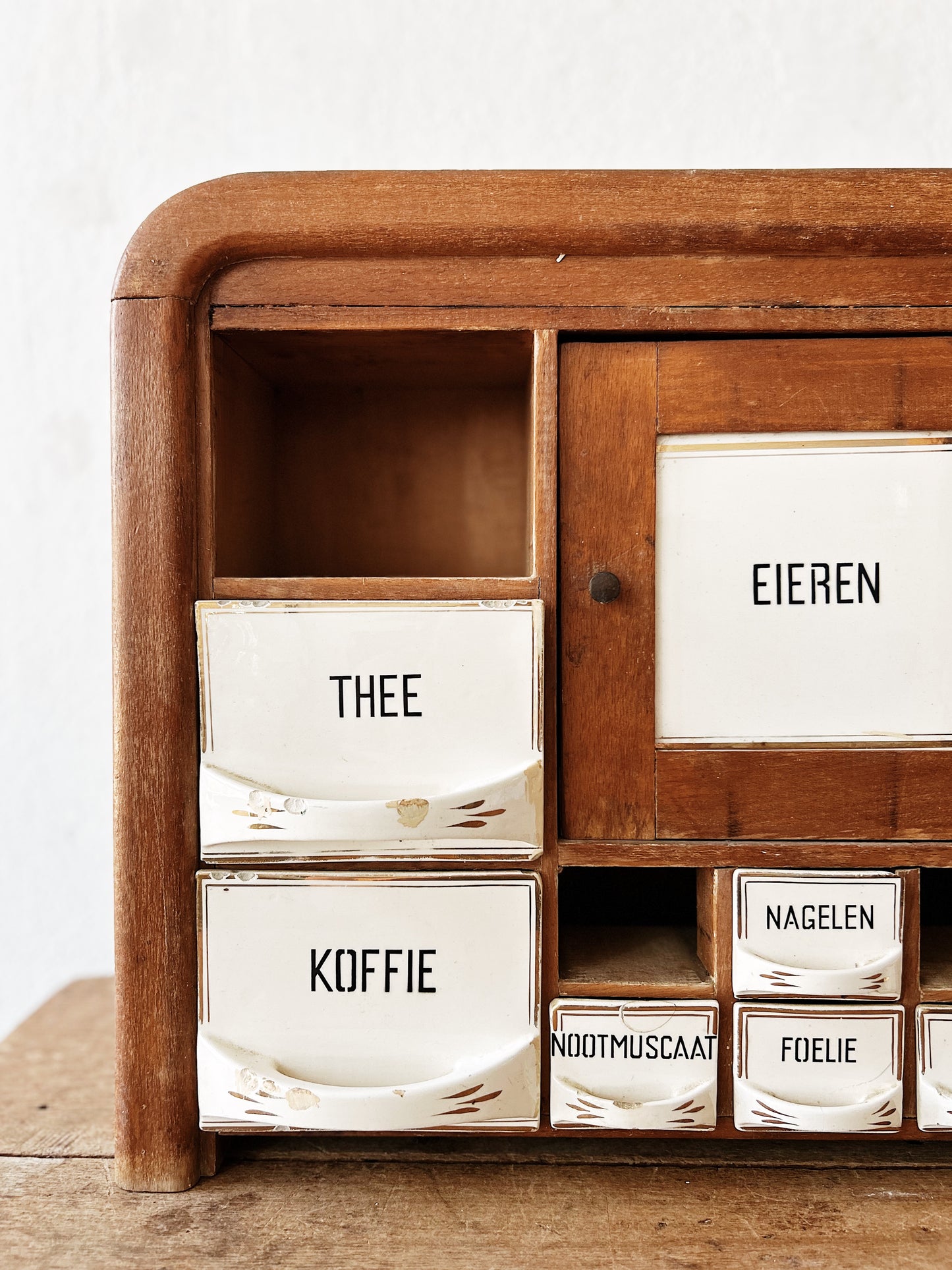 1930s Dutch Spice Cabinet