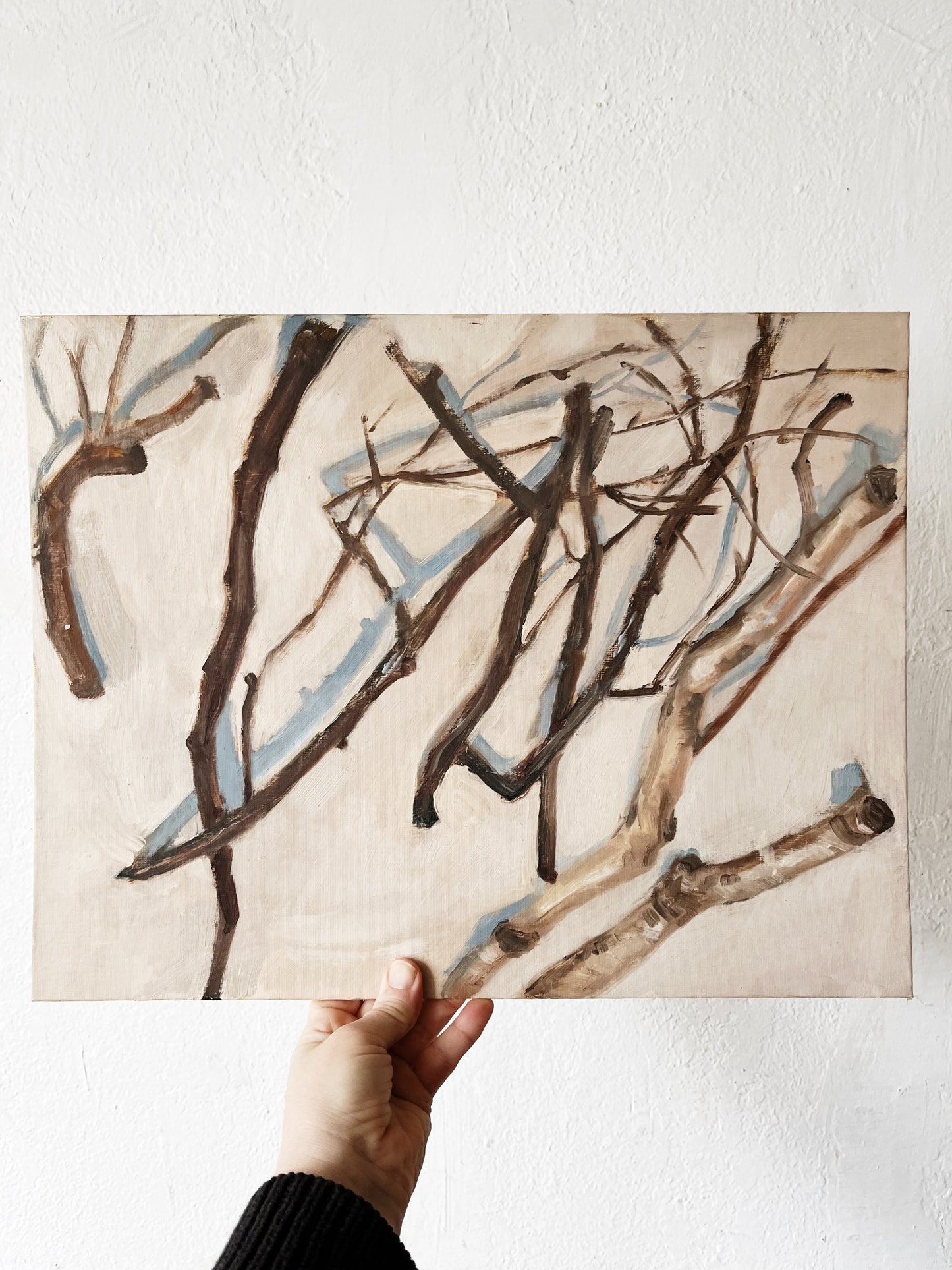 Original Abstract Branch Painting