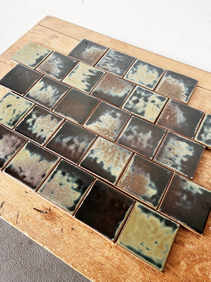 Lot of 28 Shibori Tiles