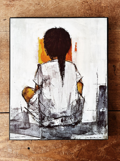 Vintage Bjørn Larsen Danish Litho