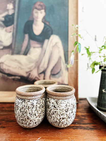 Vintage Speckled Planter
