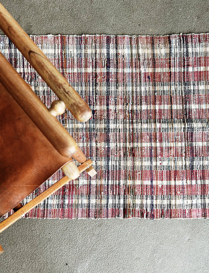 Vintage Cotton Rag Rug