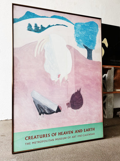 Vintage Milton Avery Framed Gallery Poster
