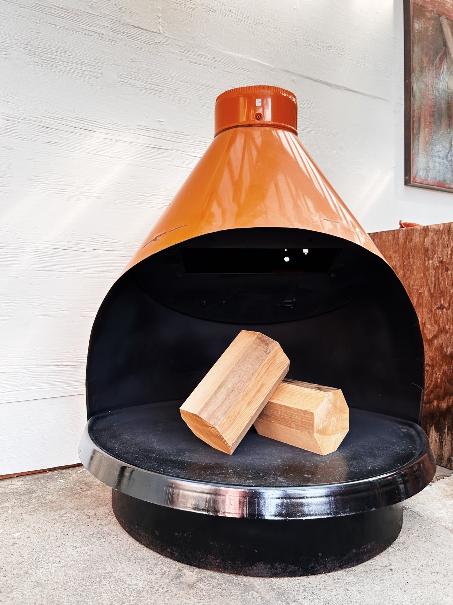 Mid Century Fireplace