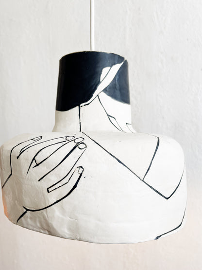 Rebecca Boraz Ceramic Pendant Lamp