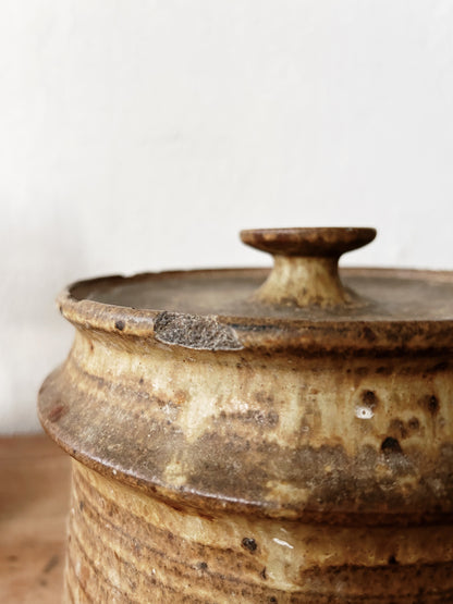 Large Studio Pottery Canister