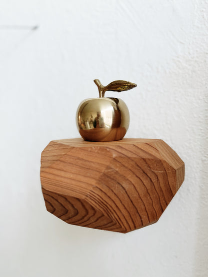 Handmade Faceted Cedar Shelf