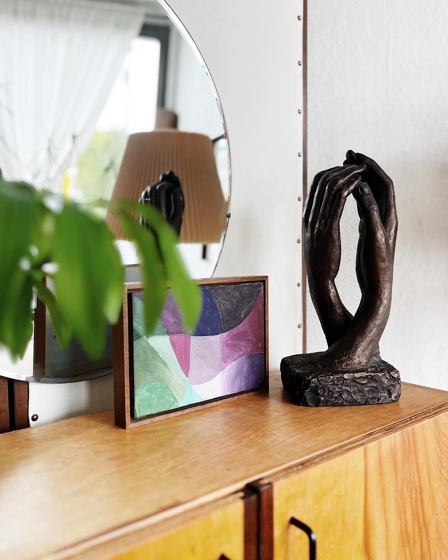 Vintage Hands Sculpture