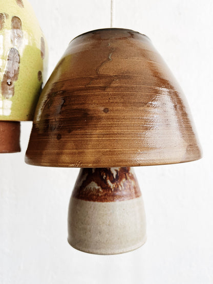 Vintage Ceramic Mushroom Bells