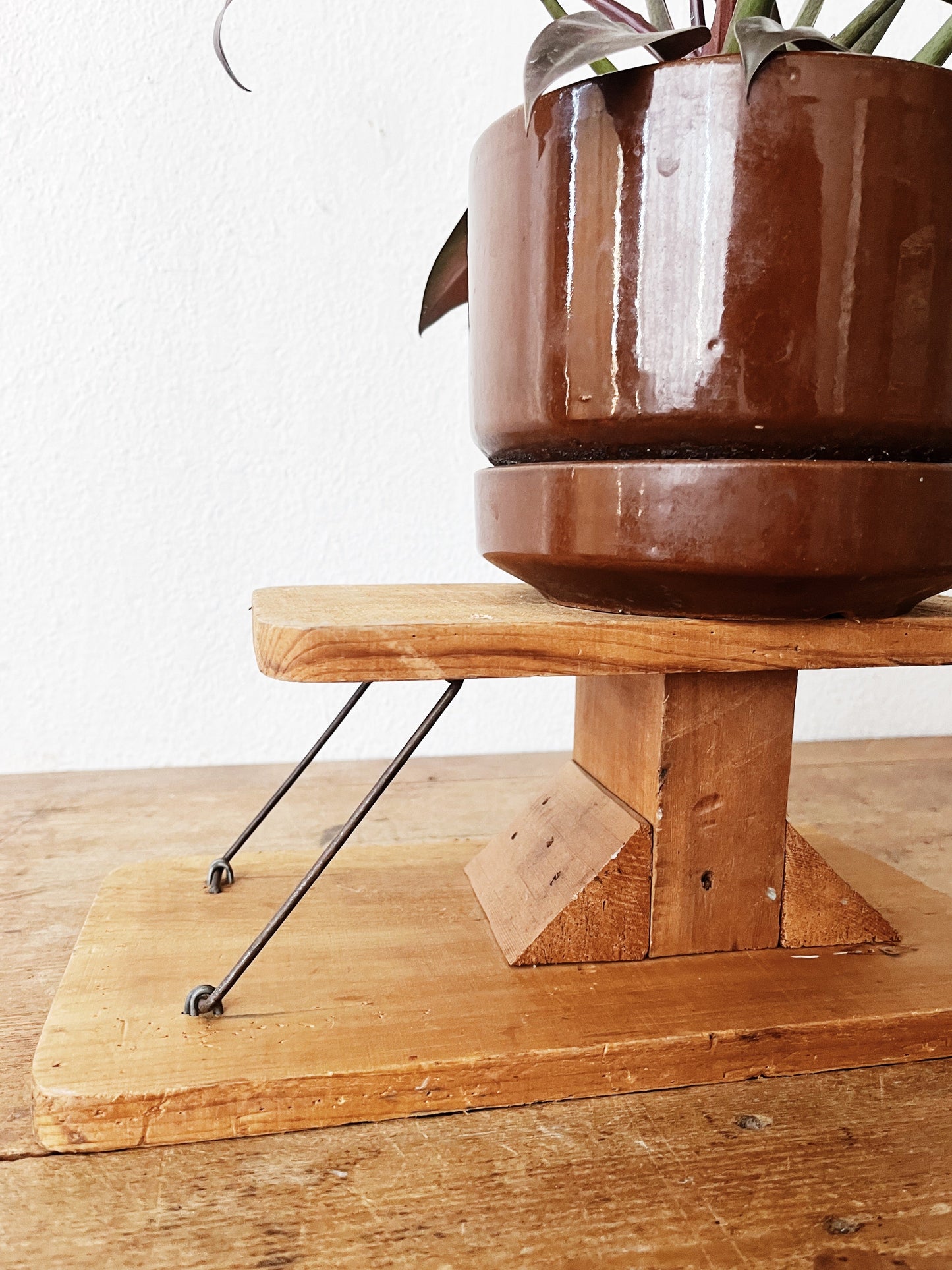 Vintage Folk Art Shelf