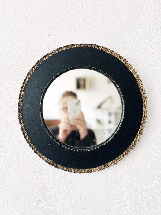Antique Round Mirror