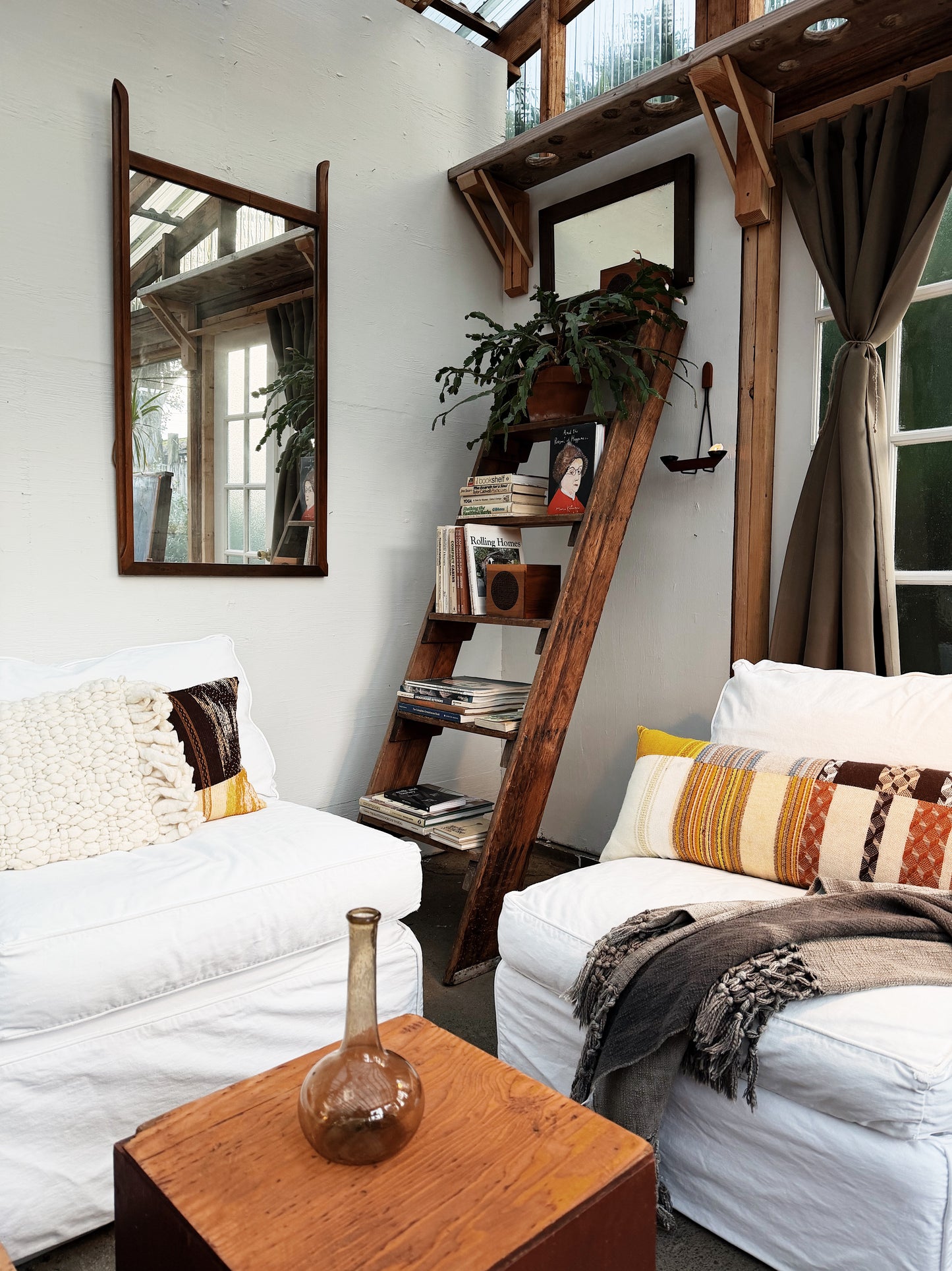 Cotton Slipcovered Sectional Couch