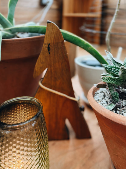 Vintage Folk Art Coyote