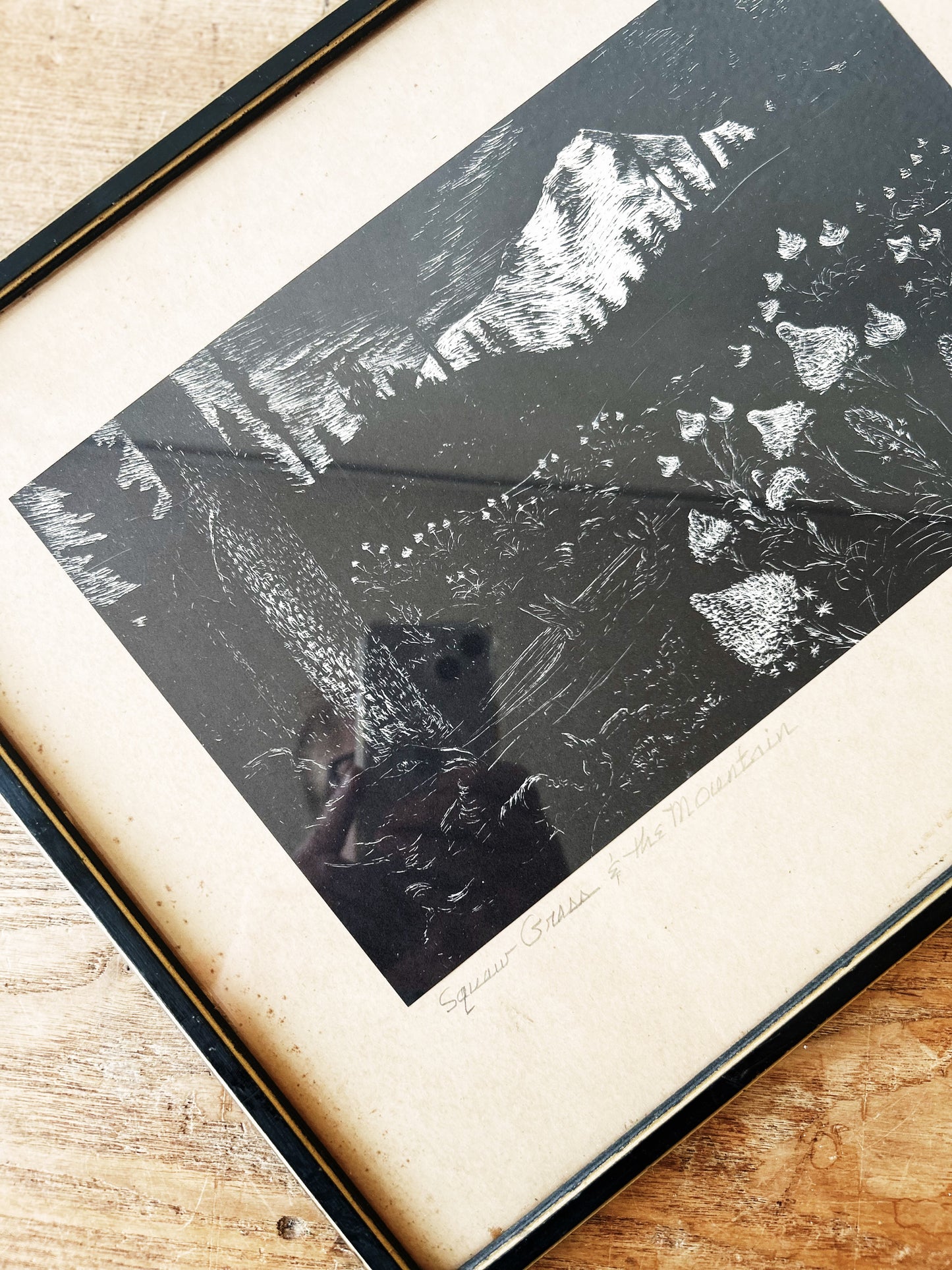 Antique Landscape Etching