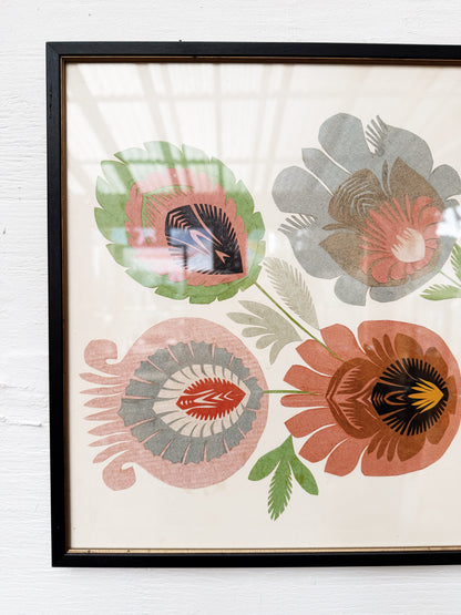 Handmade Vintage Paper Cut Art