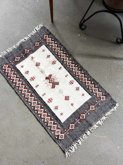 Vintage Handmade Wool Rug