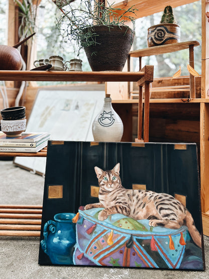 Vintage Folk Art Painting