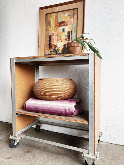 Vintage Industrial Work Cart