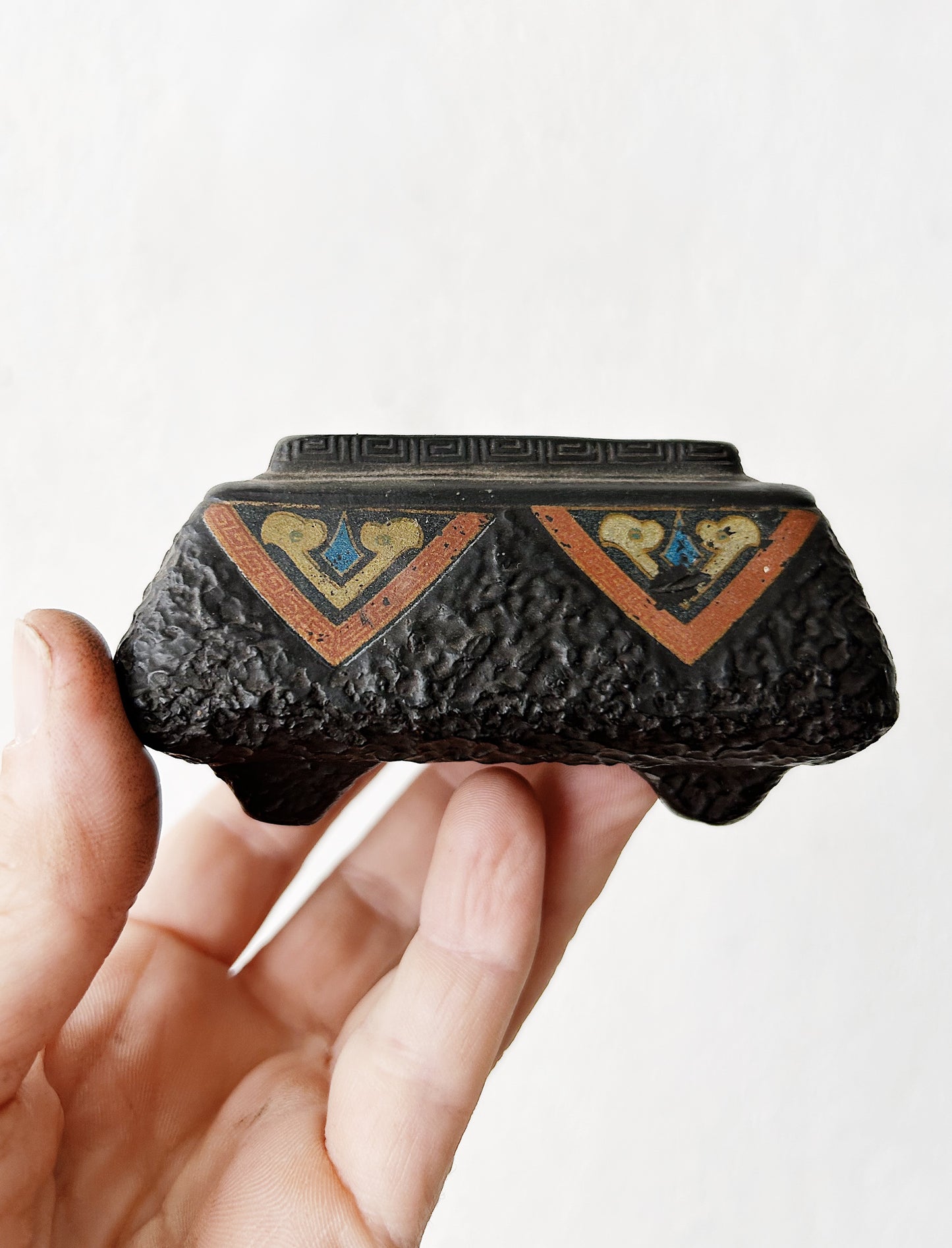 Vintage Footed Japanese Ceramic