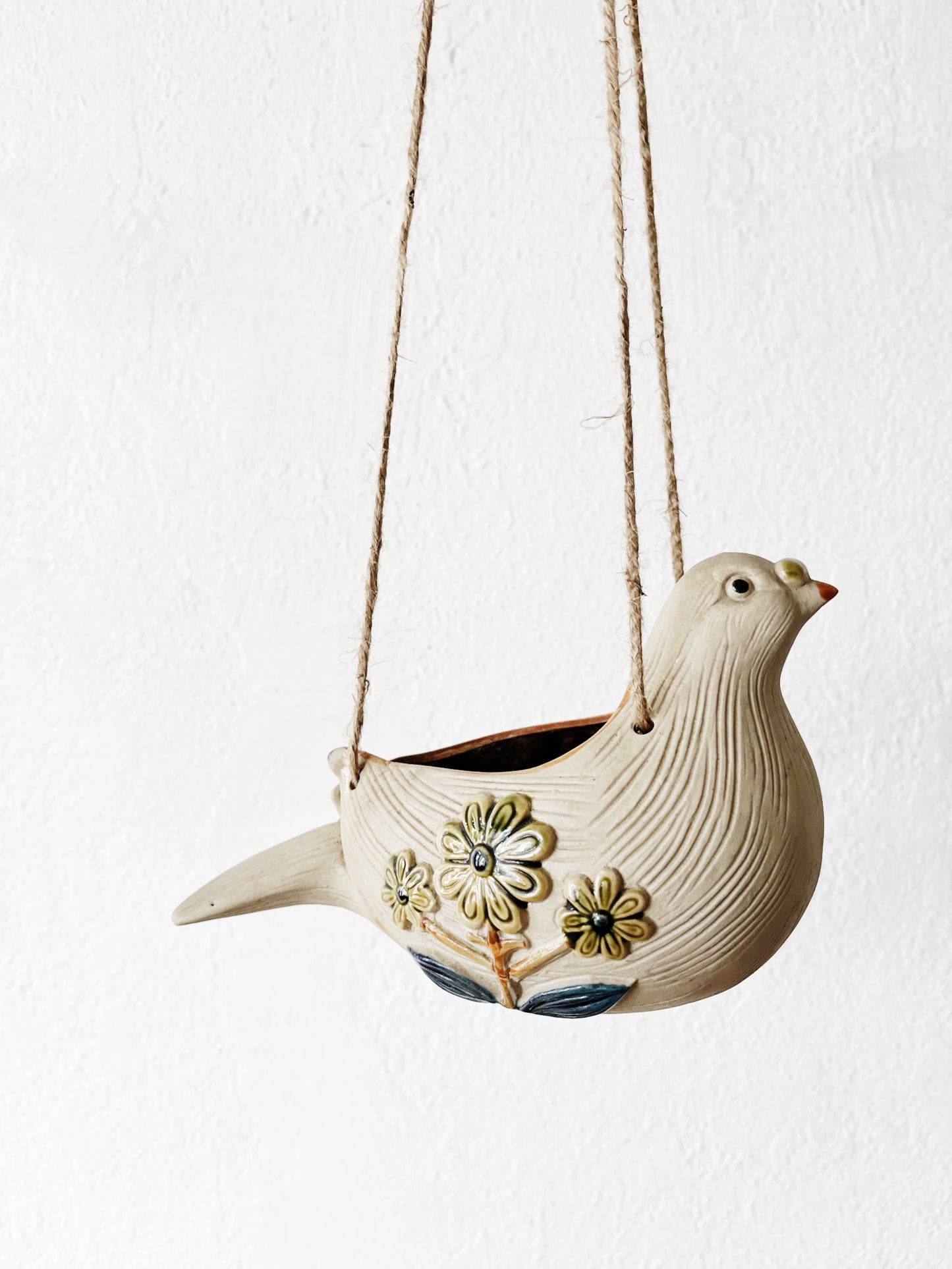 Vintage Ceramic Bird Planter