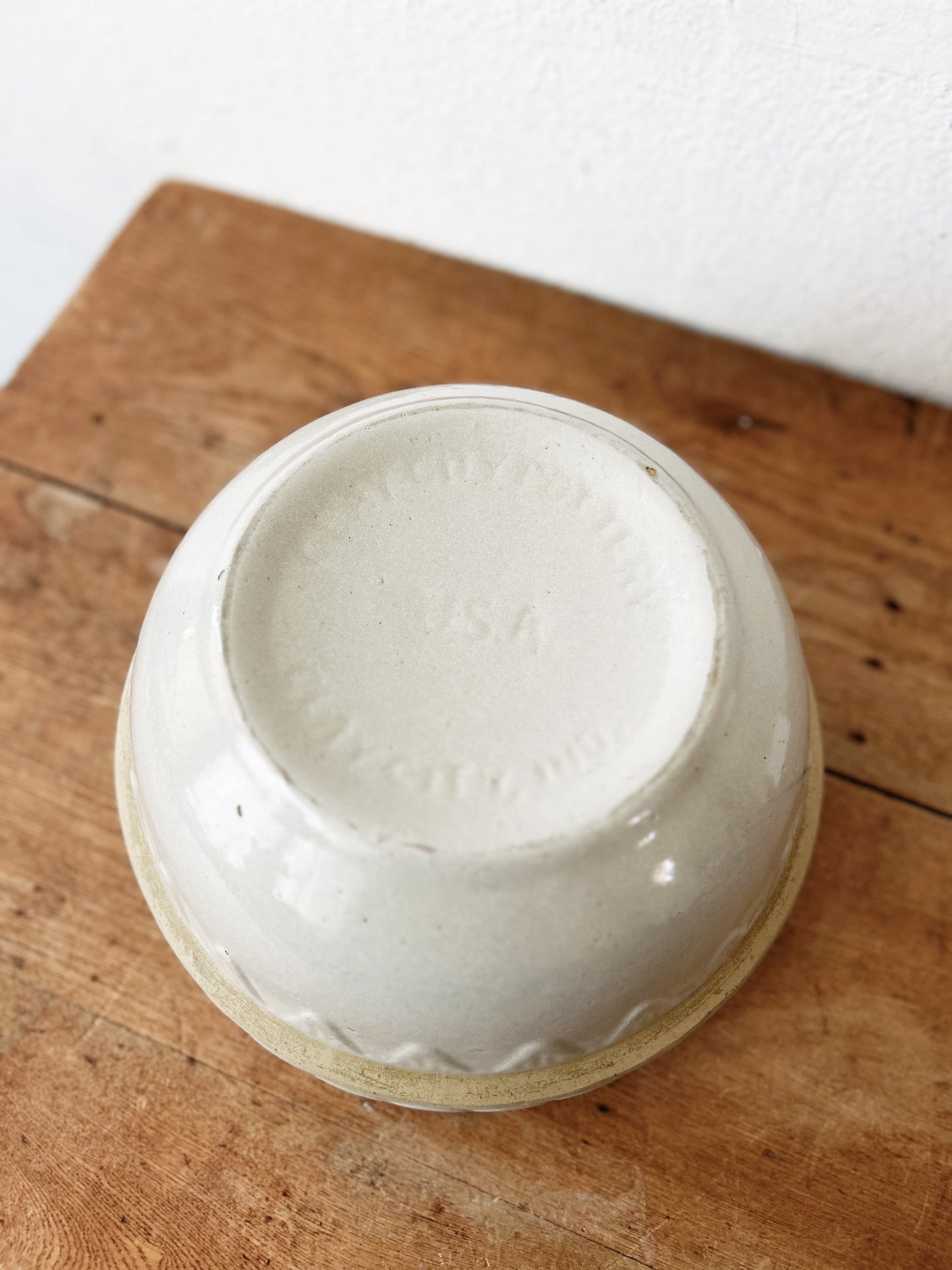 Large Primitive Salt Glazed Bowl