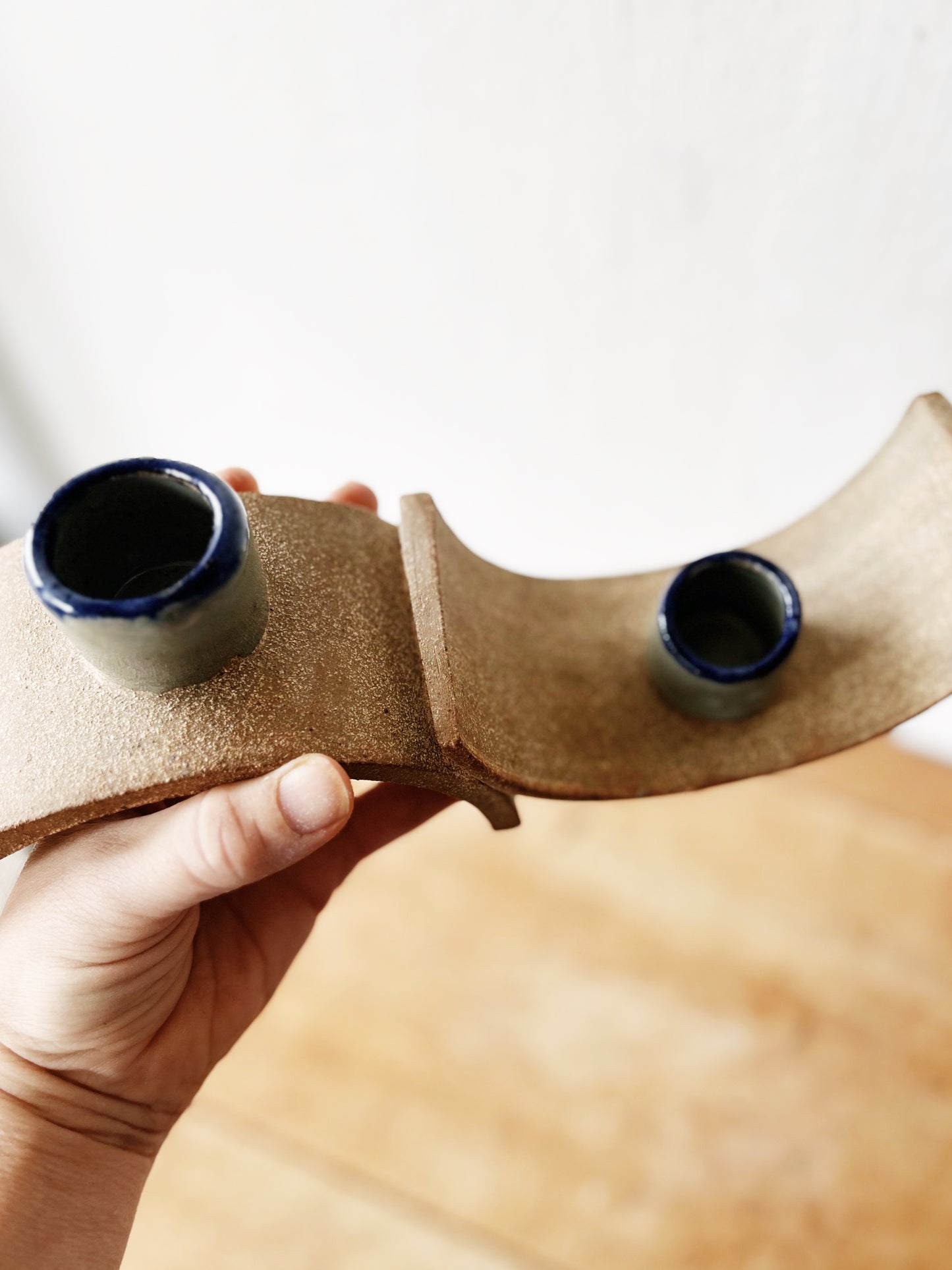 Vintage Hand Built Candelabra