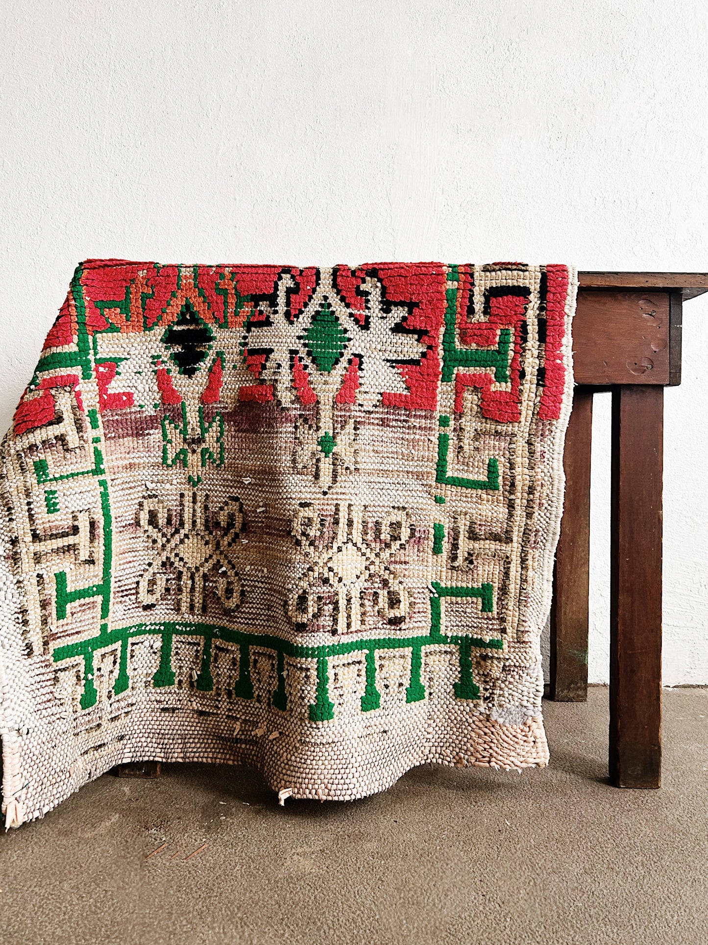 Vintage Boujaad Moroccan Wool Rug