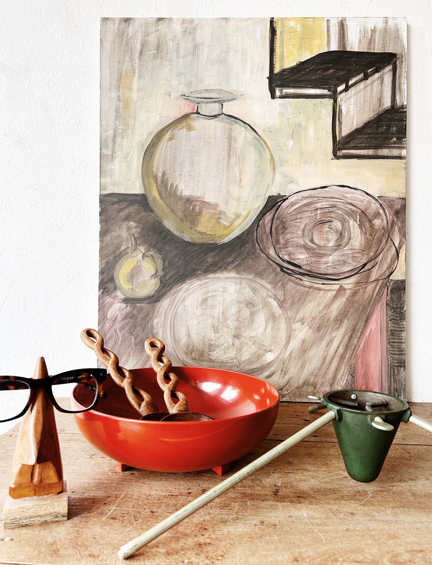 Large Vintage Original Still Life Painting