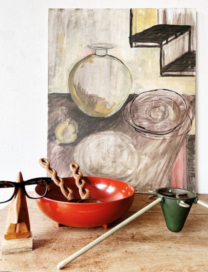 Large Vintage Original Still Life Painting